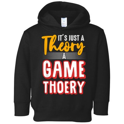 A Game Theory Student Mathematician Logical Thinker Toddler Hoodie