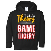 A Game Theory Student Mathematician Logical Thinker Toddler Hoodie
