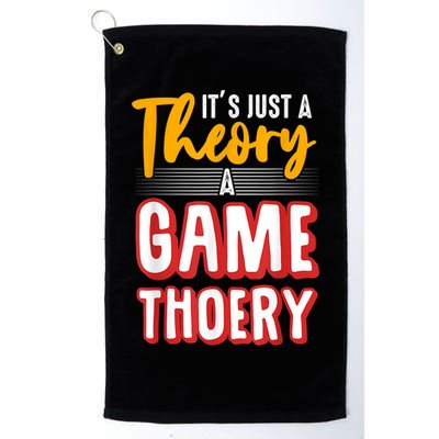 A Game Theory Student Mathematician Logical Thinker Golf Towel
