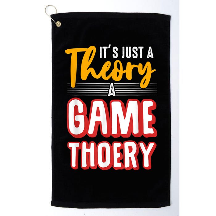 A Game Theory Student Mathematician Logical Thinker Golf Towel