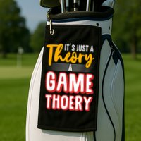 A Game Theory Student Mathematician Logical Thinker Golf Towel