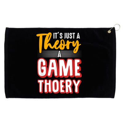 A Game Theory Student Mathematician Logical Thinker Grommeted Golf Towel