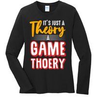 A Game Theory Student Mathematician Logical Thinker Ladies Long Sleeve Shirt