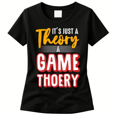 A Game Theory Student Mathematician Logical Thinker Womens T-Shirt