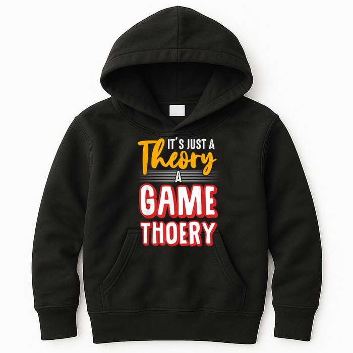 A Game Theory Student Mathematician Logical Thinker Kids Hoodie