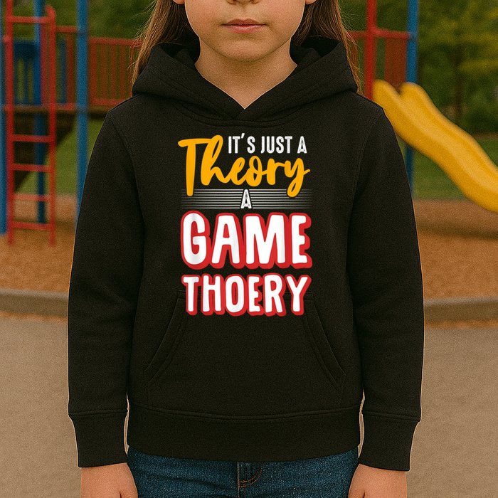 A Game Theory Student Mathematician Logical Thinker Kids Hoodie