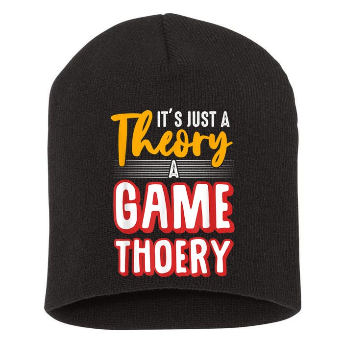 A Game Theory Student Mathematician Logical Thinker Short Acrylic Beanie
