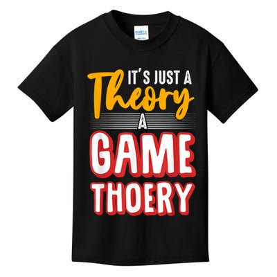 A Game Theory Student Mathematician Logical Thinker Kids T-Shirt