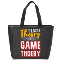 A Game Theory Student Mathematician Logical Thinker Zip Tote Bag