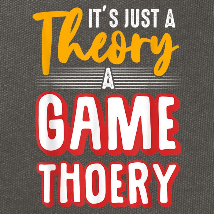 A Game Theory Student Mathematician Logical Thinker Cotton Canvas Backpack