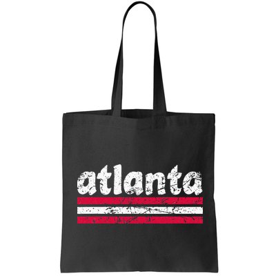 Atlanta Georgia Three Stripe Vintage Weathered Bag