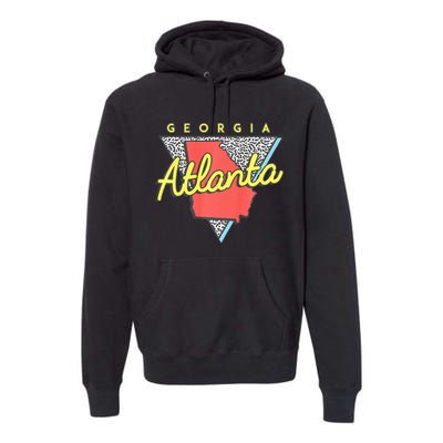 Atlanta Georgia Triangle Ga Premium Hoodie