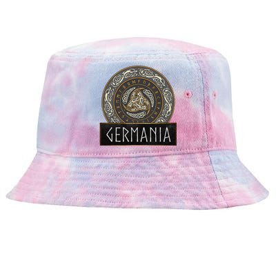 Ancient Germania Triskelion With Runes Tie-Dyed Bucket Hat