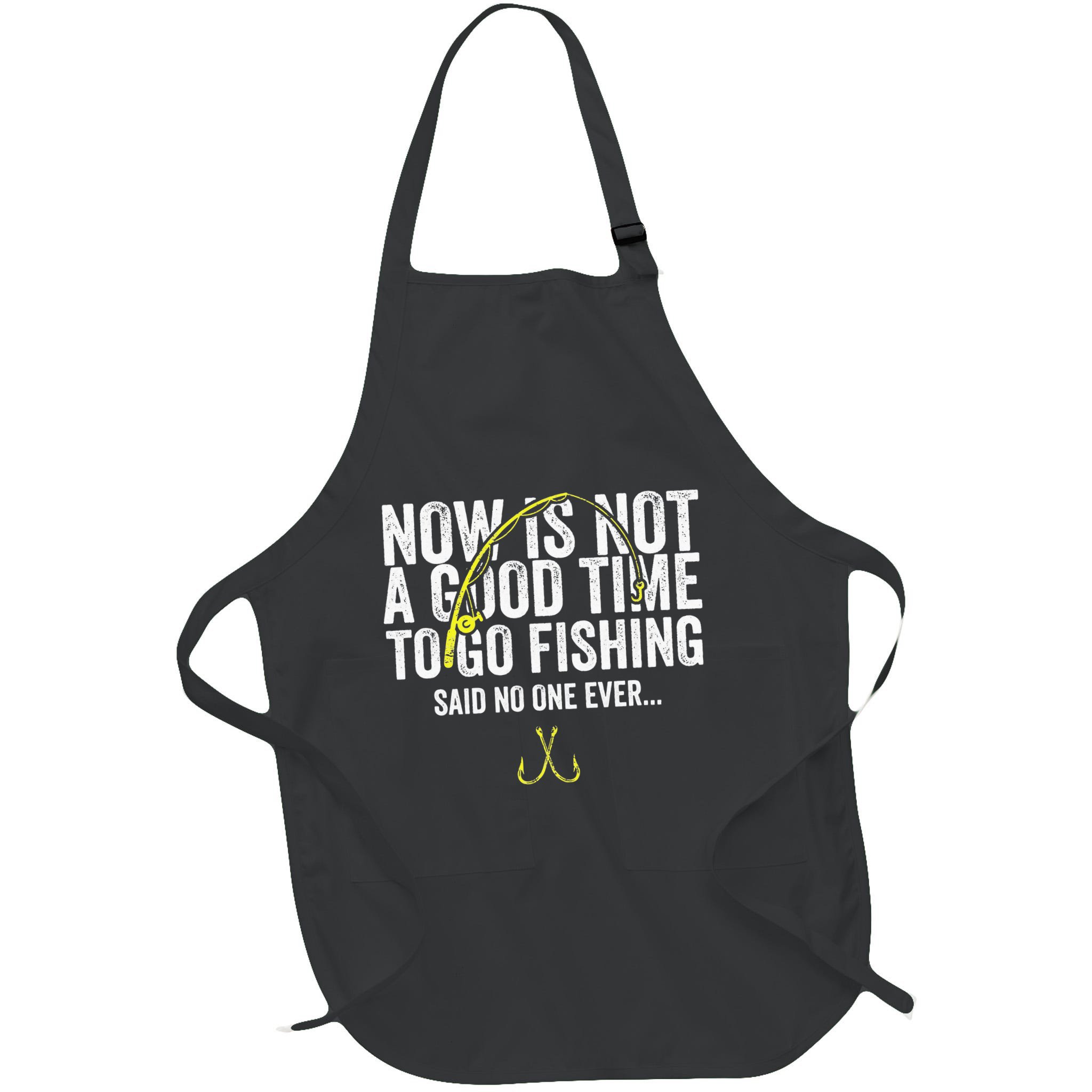 A Good Time For Fishing Walleye Hunter Apron