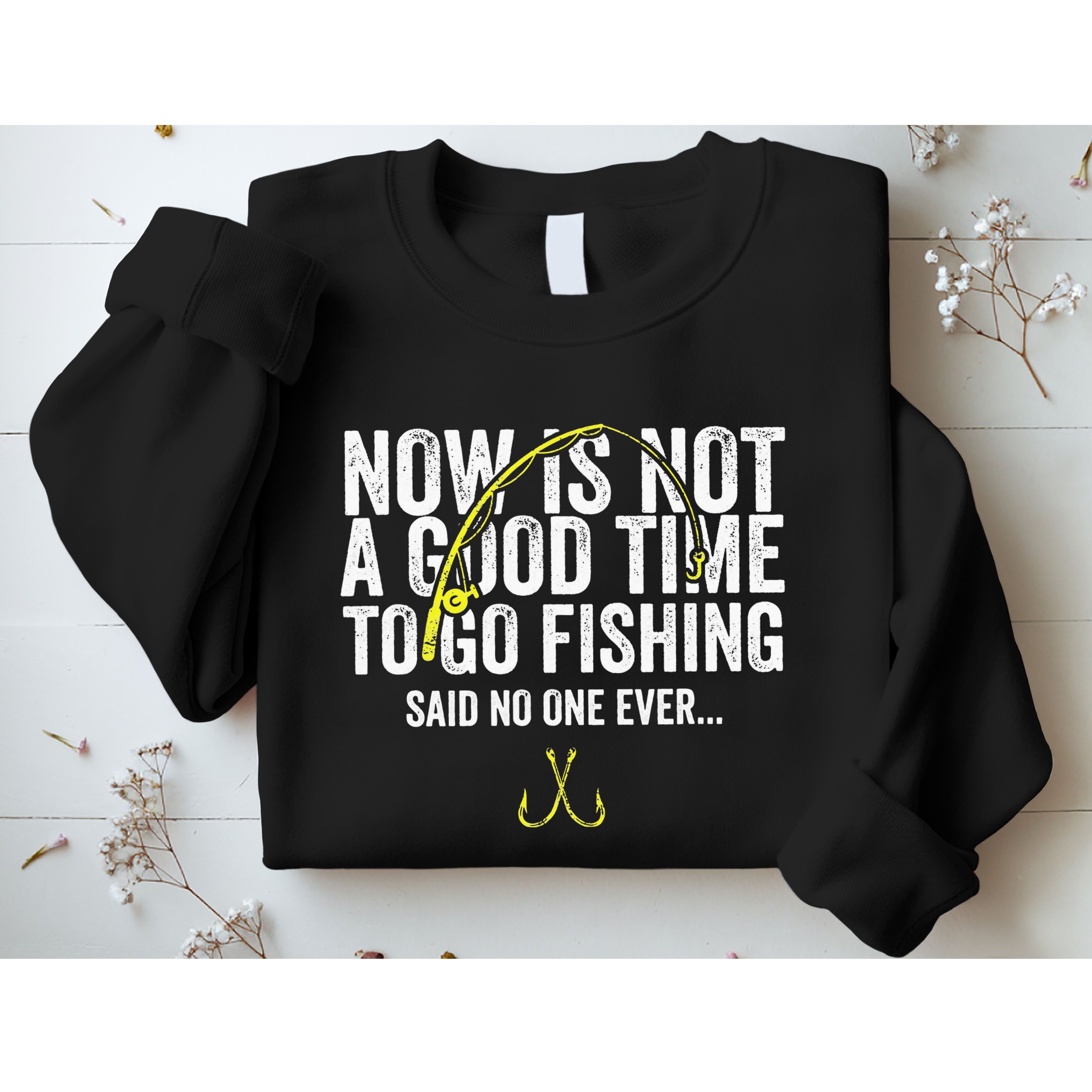 A Good Time For Fishing Walleye Hunter Sweatshirt