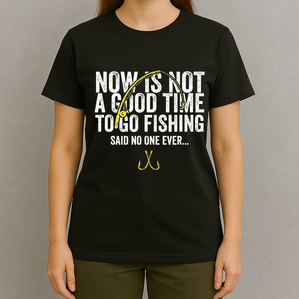 A Good Time For Fishing Walleye Hunter T-Shirt