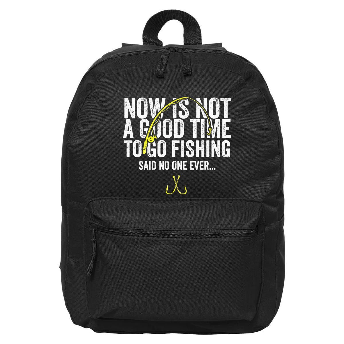 A Good Time For Fishing Walleye Hunter 16 in Basic Backpack