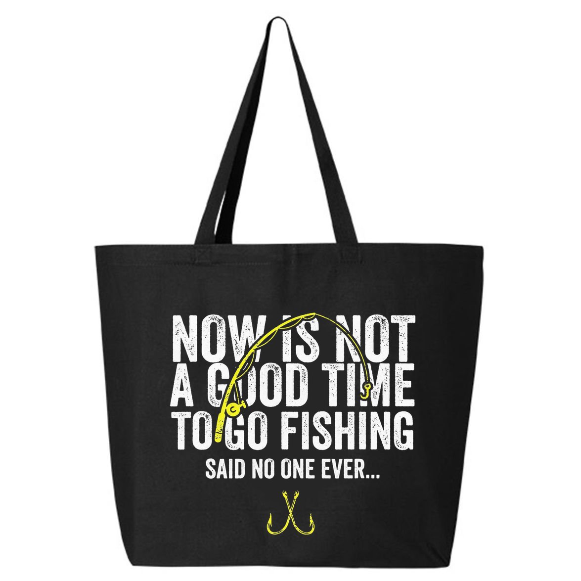 A Good Time For Fishing Walleye Hunter 25L Jumbo Tote