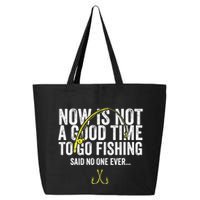 A Good Time For Fishing Walleye Hunter 25L Jumbo Tote