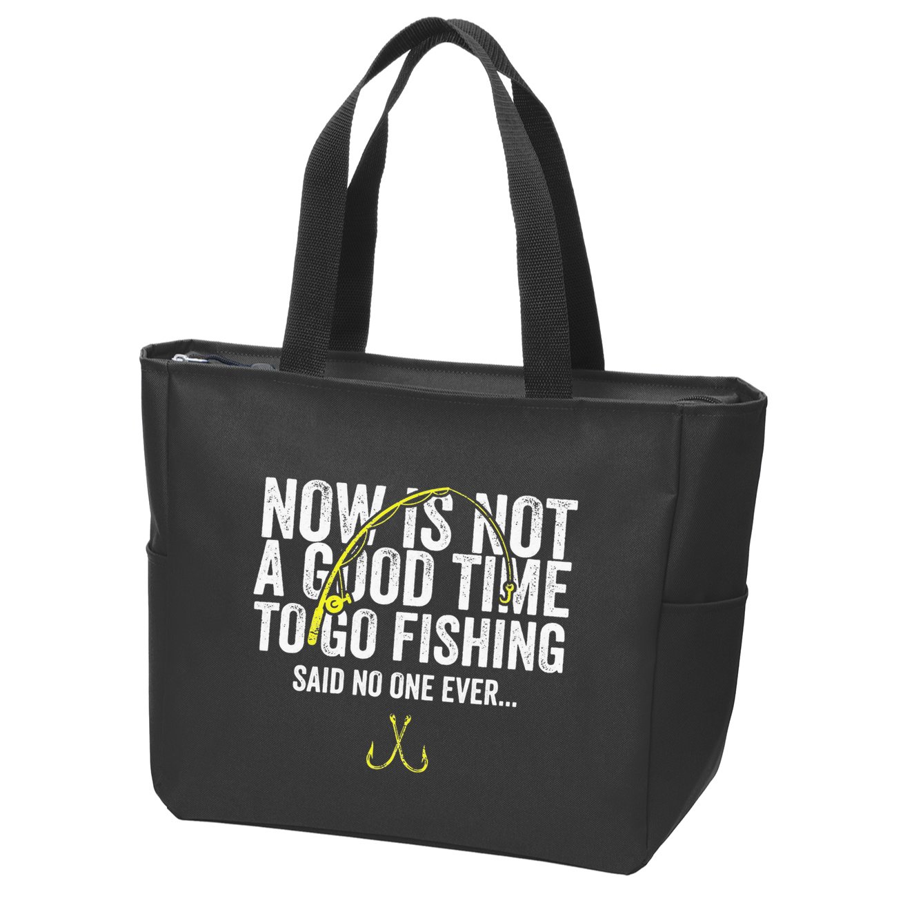 A Good Time For Fishing Walleye Hunter Zip Tote Bag