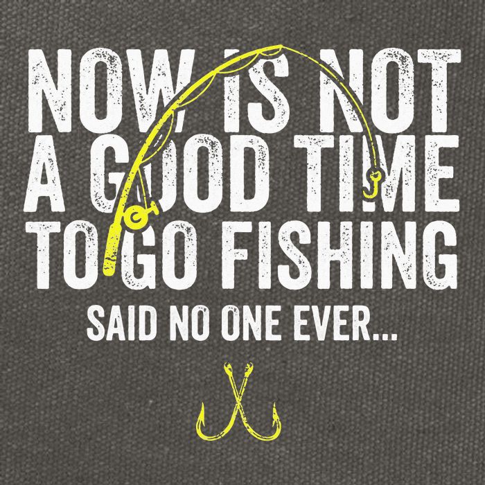 A Good Time For Fishing Walleye Hunter Cotton Canvas Backpack