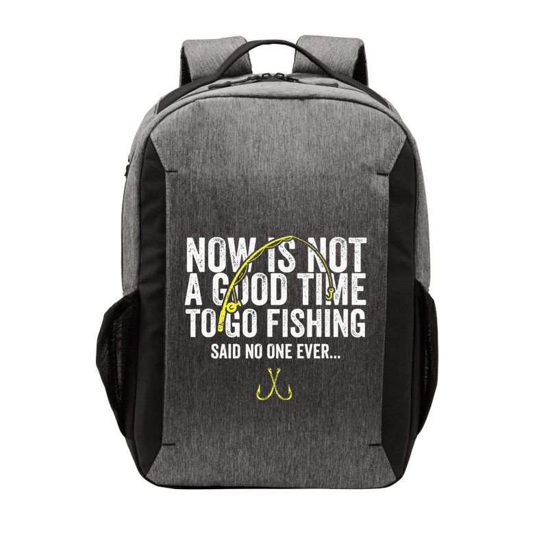 A Good Time For Fishing Walleye Hunter Vector Backpack