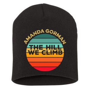 Amanda Gorman The Hill We Climb Inauguration Poem January 20 Short Acrylic Beanie