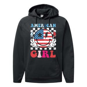 American Girl Teens 4th Of July Patriotic Performance Fleece Hoodie