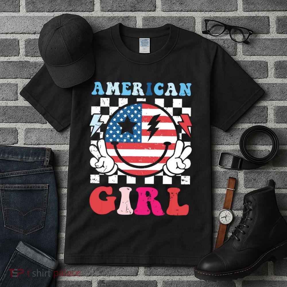 American Girl Teens 4th Of July Patriotic Tall T-Shirt