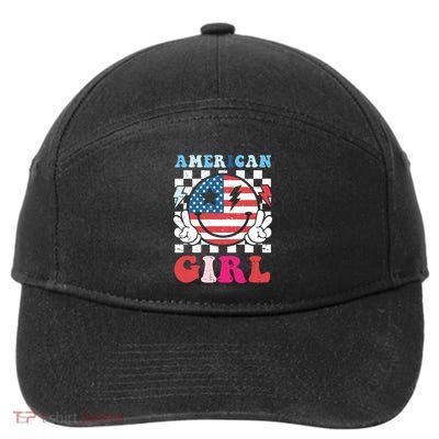 American Girl Teens 4th Of July Patriotic 7-Panel Snapback Hat