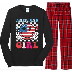 American Girl Teens 4th Of July Patriotic Long Sleeve Pajama Set