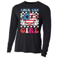 American Girl Teens 4th Of July Patriotic Cooling Performance Long Sleeve Crew