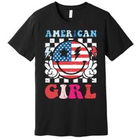 American Girl Teens 4th Of July Patriotic Premium T-Shirt