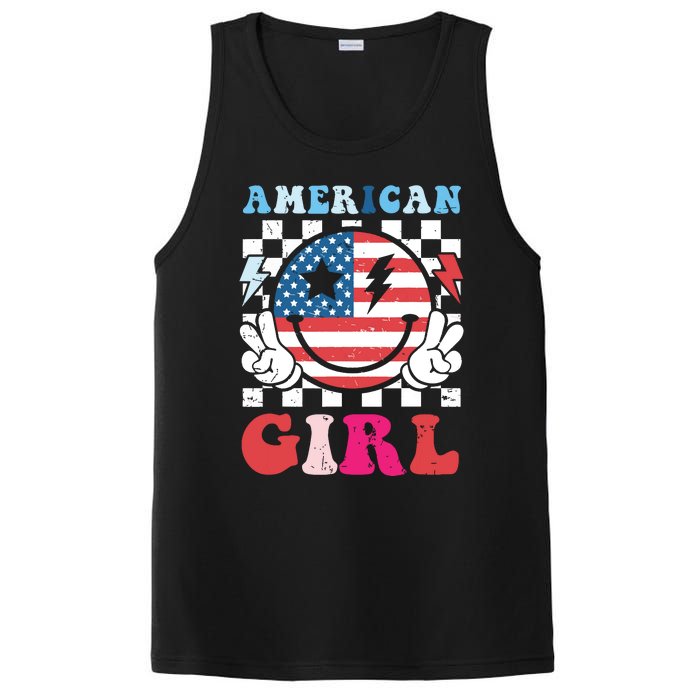 American Girl Teens 4th Of July Patriotic PosiCharge Competitor Tank