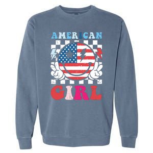 American Girl Teens 4th Of July Patriotic Garment-Dyed Sweatshirt