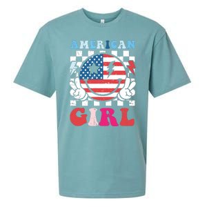 American Girl Teens 4th Of July Patriotic Sueded Cloud Jersey T-Shirt