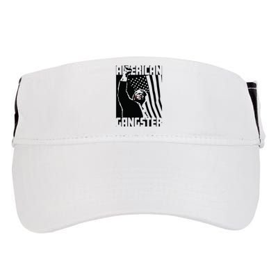 American Gangster Trump Artwork Adult Drive Performance Visor