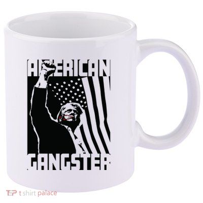 American Gangster Trump Artwork 11oz C Handle Ceramic Mug