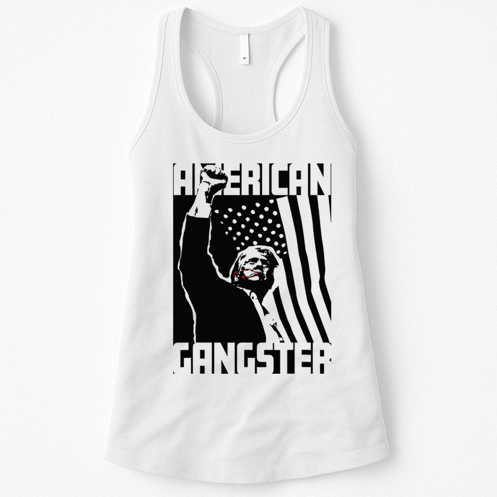 American Gangster Trump Artwork Womens Tank Top