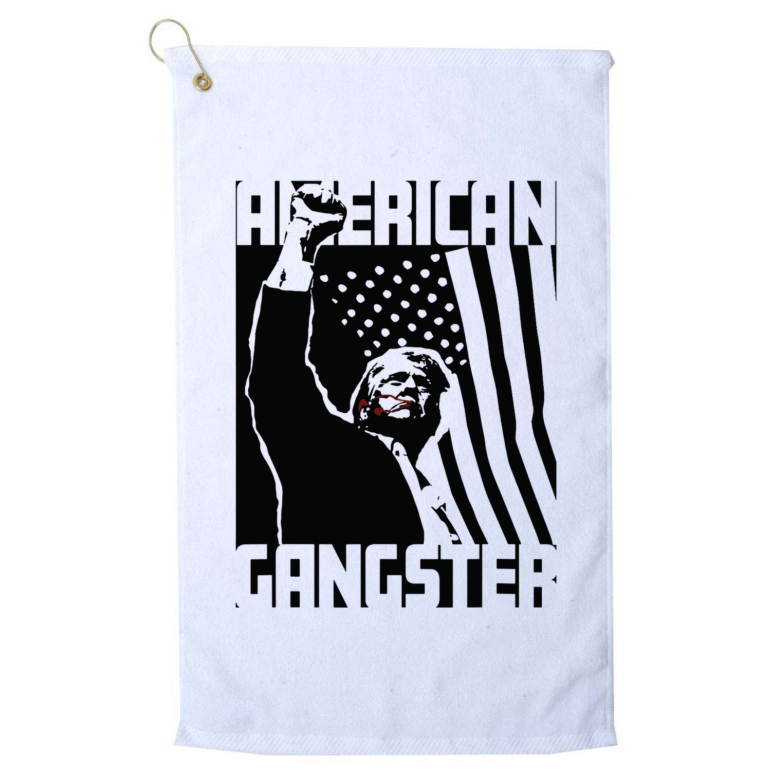 American Gangster Trump Artwork Golf Towel