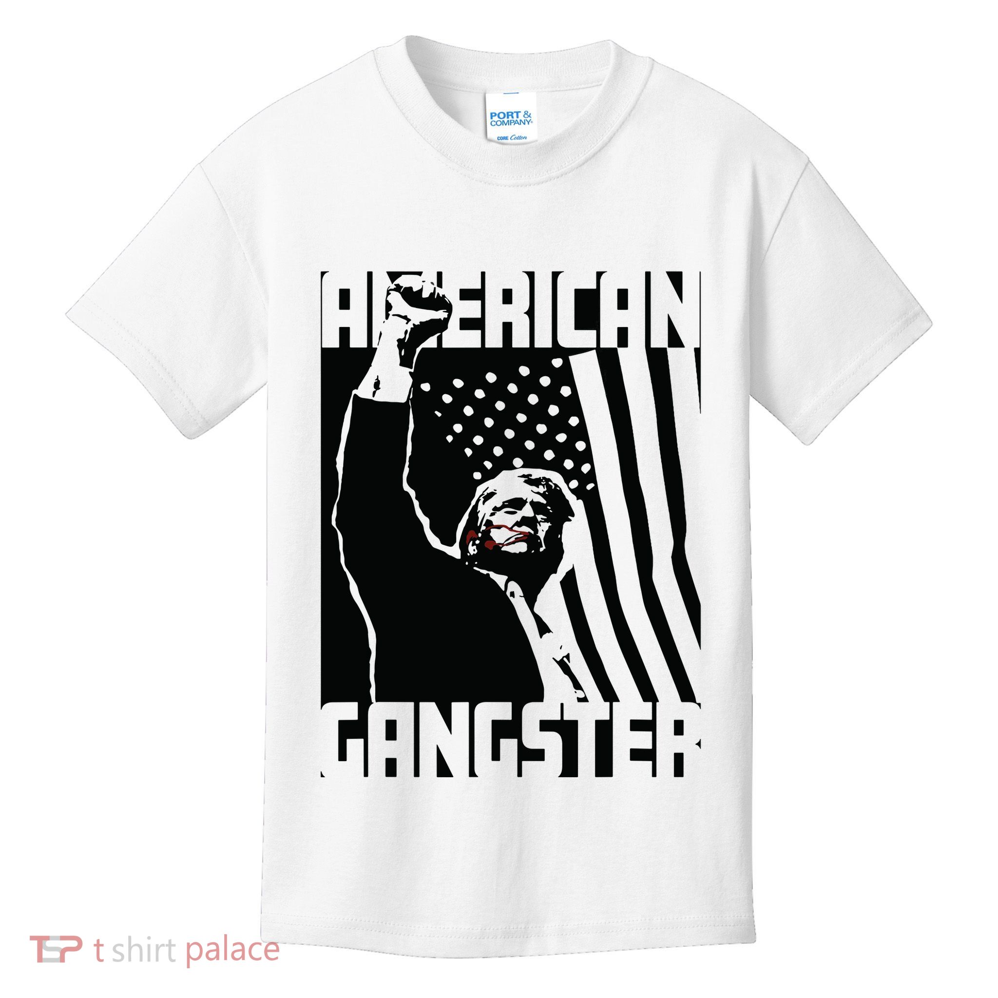 American Gangster Trump Artwork Kids T-Shirt