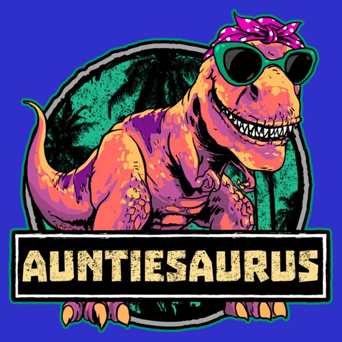 Auntiesaurus Gift T Rex Auntie Saurus Dinosaur Aunt Great Gift Visor