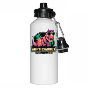 Auntiesaurus Gift T Rex Auntie Saurus Dinosaur Aunt Great Gift Aluminum Water Bottle