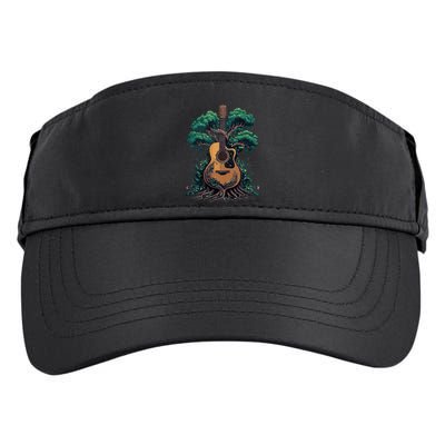 Acoustic Guitar Tree Musician Guitarist Adult Drive Performance Visor