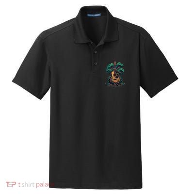 Acoustic Guitar Tree Musician Guitarist Dry Zone Grid Polo