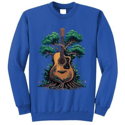 Acoustic Guitar Tree Musician Guitarist Sweatshirt