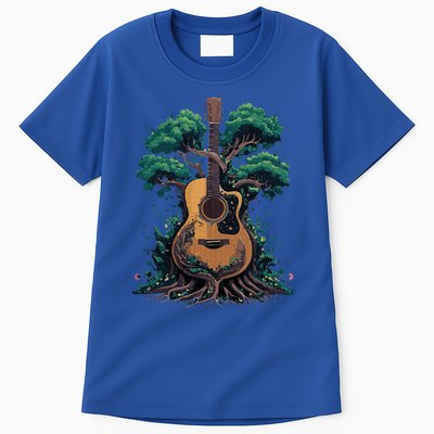 Acoustic Guitar Tree Musician Guitarist Tall T-Shirt