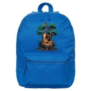 Acoustic Guitar Tree Musician Guitarist 16 in Basic Backpack