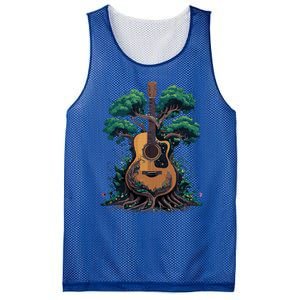 Acoustic Guitar Tree Musician Guitarist Mesh Reversible Basketball Jersey Tank