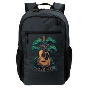 Acoustic Guitar Tree Musician Guitarist Daily Commute Backpack